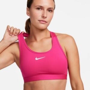 NIKE WOMEN'S DRI-FIT SWOOSH MEDIUM SUPPORT BRA size XL